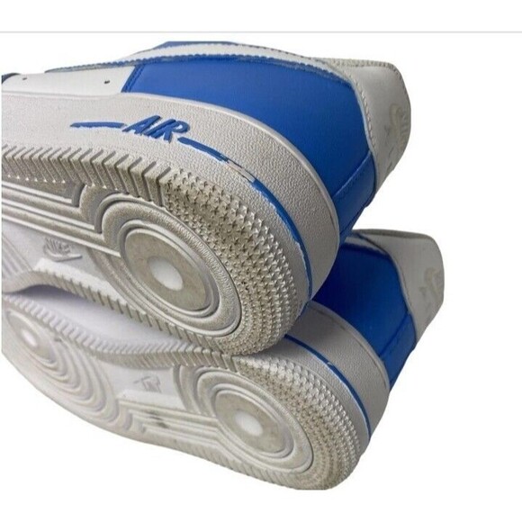 Nike Air Force 1 '07 CW2288-111 White Blue Sneakers Size US 11 Mens 12.5 Women - Picture 7 of 12